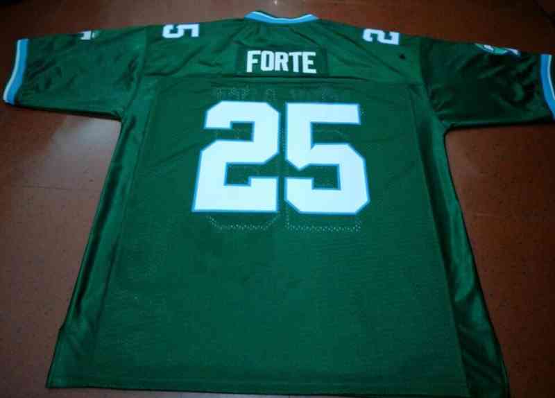 

Custom Cheap rare Men Youth women Vintage #25 Tulane Matt Forte Green Football Jersey size -5XL or custom any name or number jersey Shirt, Green women s-2xl