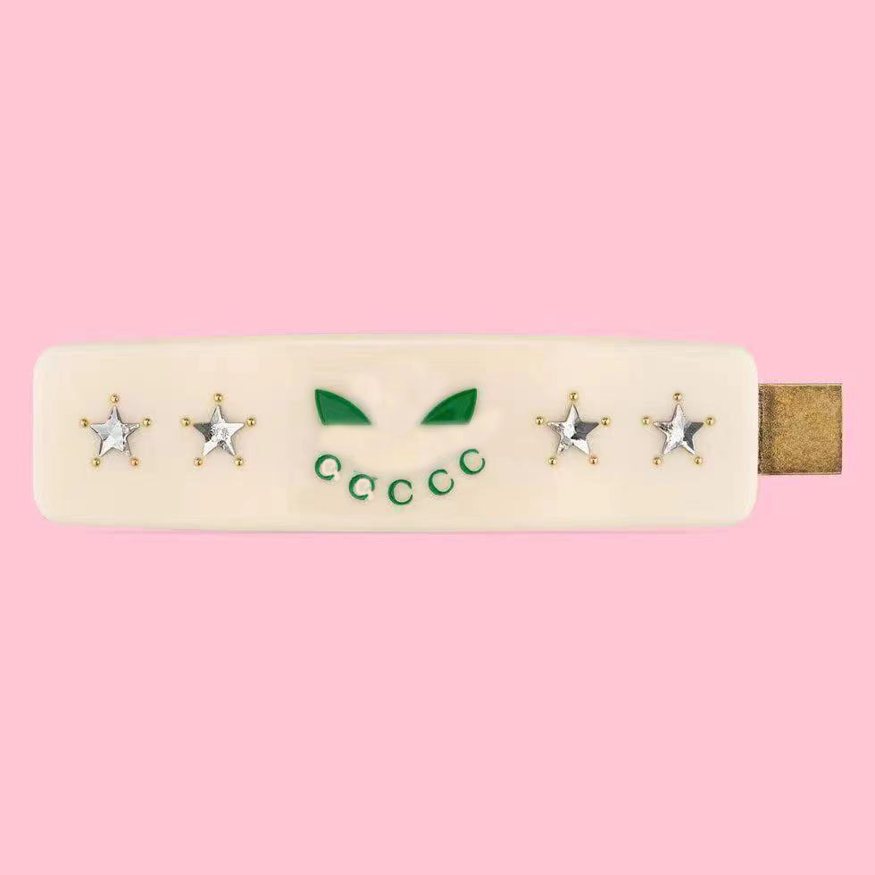 

2022 New Fashion Hair Clips Barrettes Ladies Co-branded Luxury Designer Hair Jewelry Three Colors Available