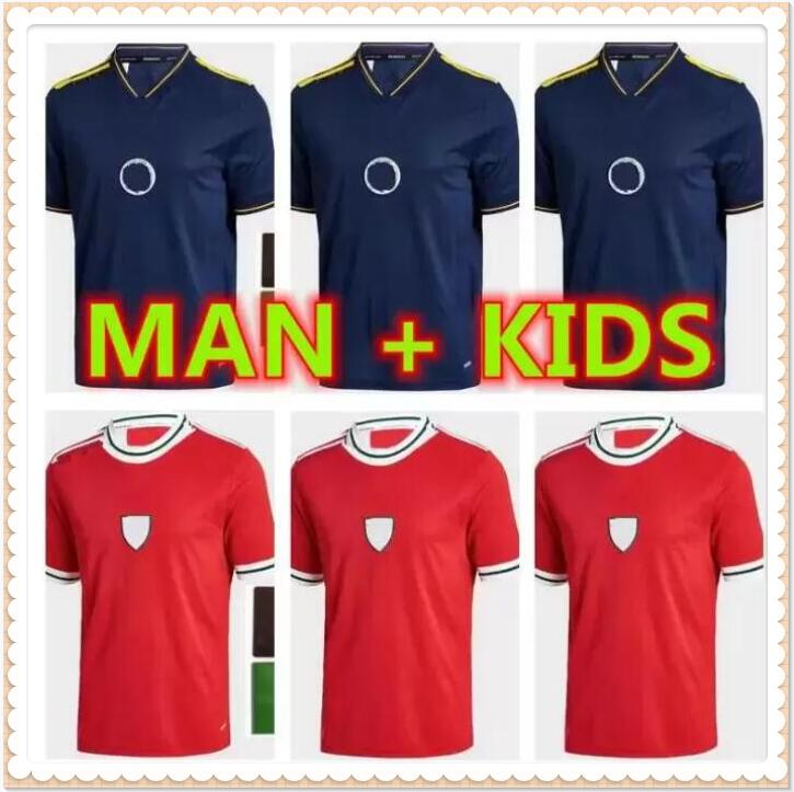 

Man kids kit Scotland 2022 2023 Wales soccer jerseys 22 23 ALLEN McGINN BALE ALLEN Ben Davies Wilson football shirt