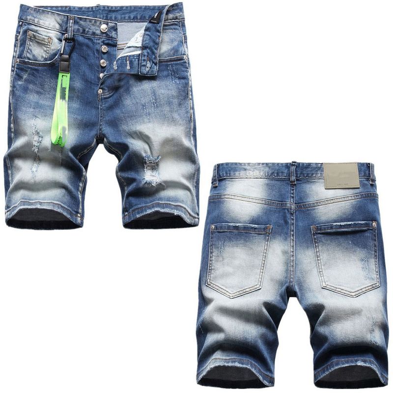 

2022 Summer Men's Jeans Mens Shorts Short Men 30-38 2022 Blue Denim Man Half Trousers Jean mmhf25d, Black08