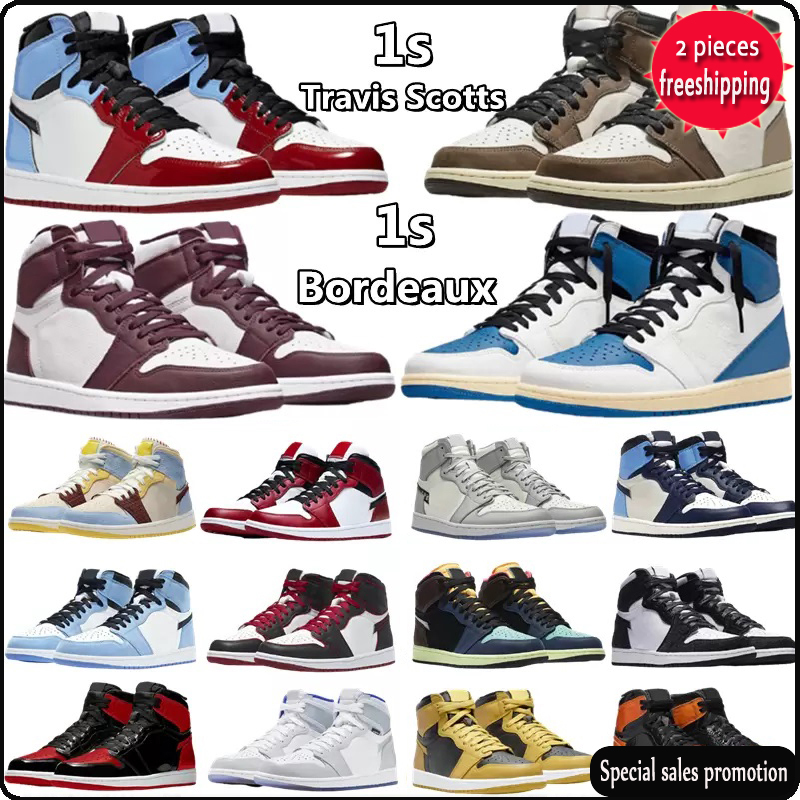 

2022 Jumpman 1 Basketball shoes OG High 1S UNC Patent Leather Hyper Royal Mocha Homage To University Blue Sport Designer Sneakers Trainers 36-48 NB, 14