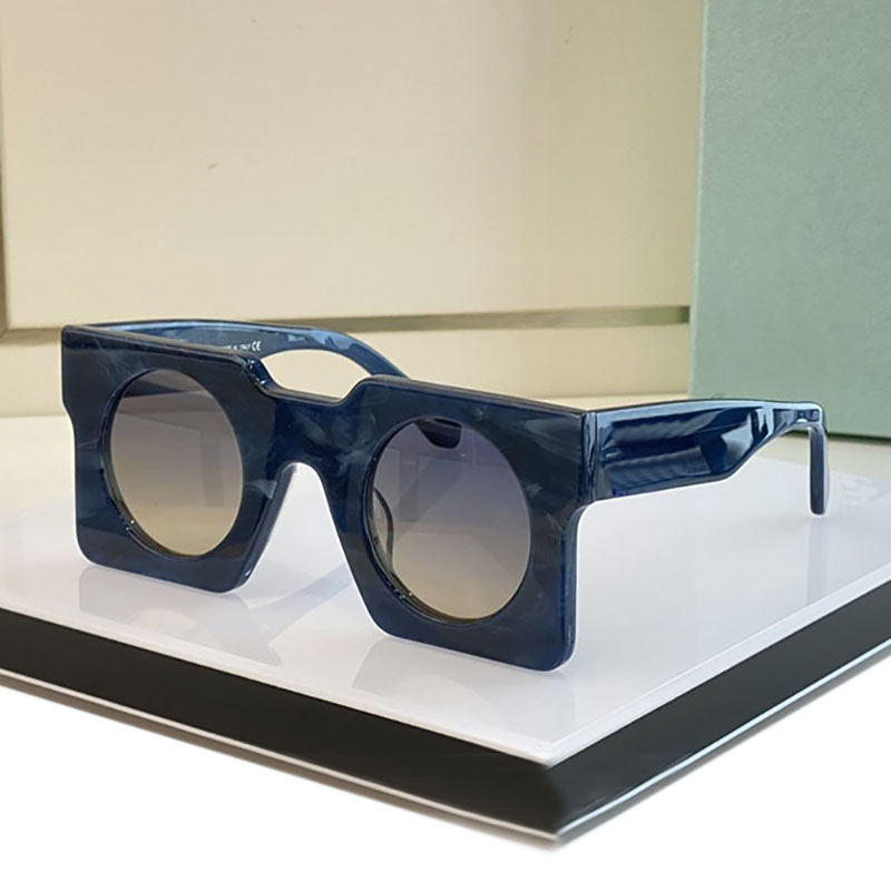 

Sunglasses designer womens mens luxury brand unisex fashion Black frame blue film small frame Design UV400 white women summer eyewear 5 Color Options With box