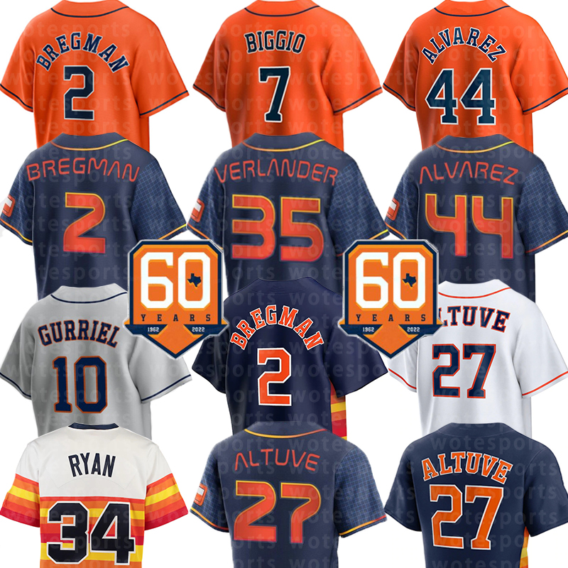 

2022 City Connect Baseball Jerseys 3 Jeremy Pena Gurriel 27 Jose Altuve 2 Alex Bregman 30 Kyle Tucker 44 Yordan Alvarez 35 Justin Verlander Craig Biggio Siri Men jersey, Men's color 7