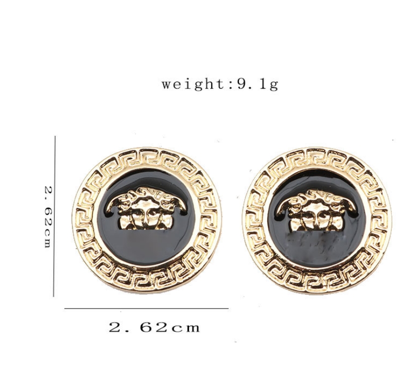 

Mixed Simple 18K Gold Plated 925 Silver Luxury Stud Brand Designers Geometric Famous Women Round Crystal Rhinestone Pearl Earring Wedding Party Jewerlry