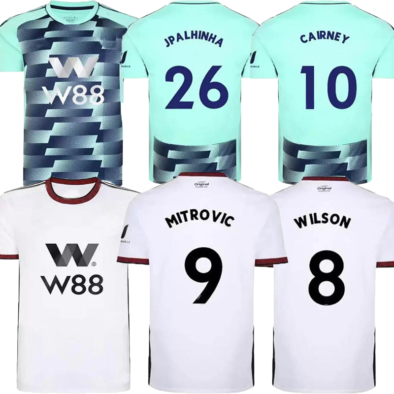 

S-4XL 22 23 Fulhams fc PALHINHA MITROVIC 9 SOCCER JERSEYS home away SOLOMON WILSON ADARABIOYO REED MBABU ROBINSON ANDREAS REID CAIRNEY kids 2022 2023 football shirts, 22/23;away