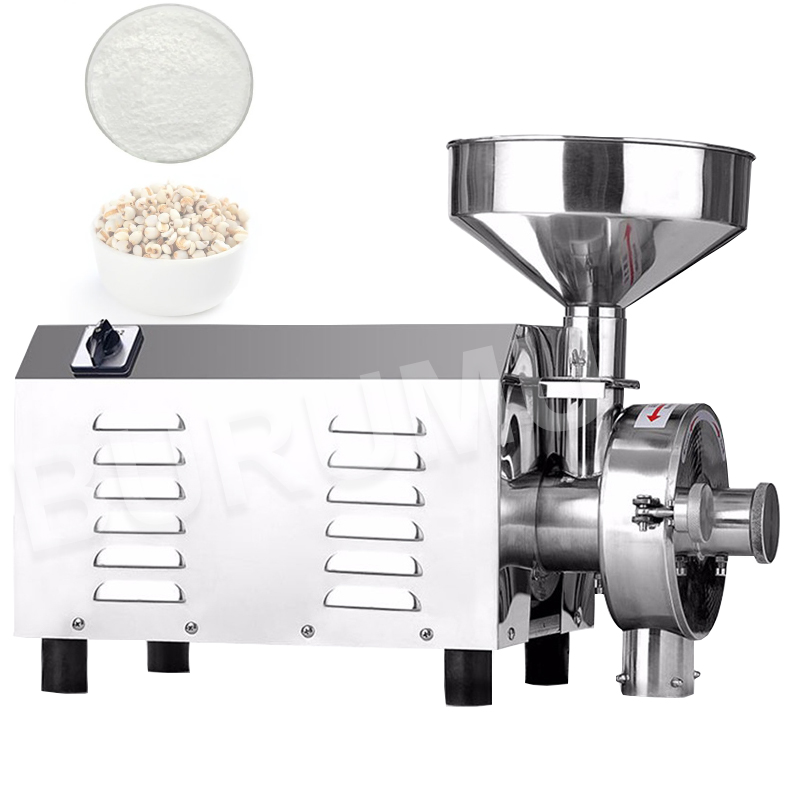 

Commercial Food Cereal Grain Milling Machine 50-60kg/h Full-Automatic Powder Grinder Machine