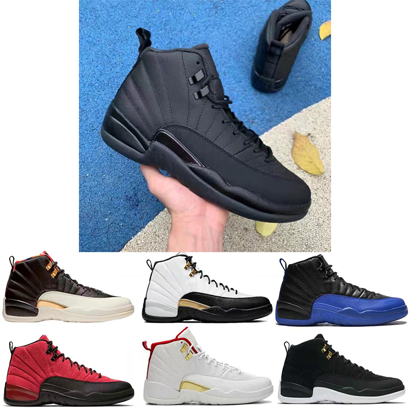 

High Top Basketball 12S Shoes Men Women Playoffs Varsity Red Indigo Sneakers Taxi Black and White University Gold Game Royal Blue Hot Punch Orange