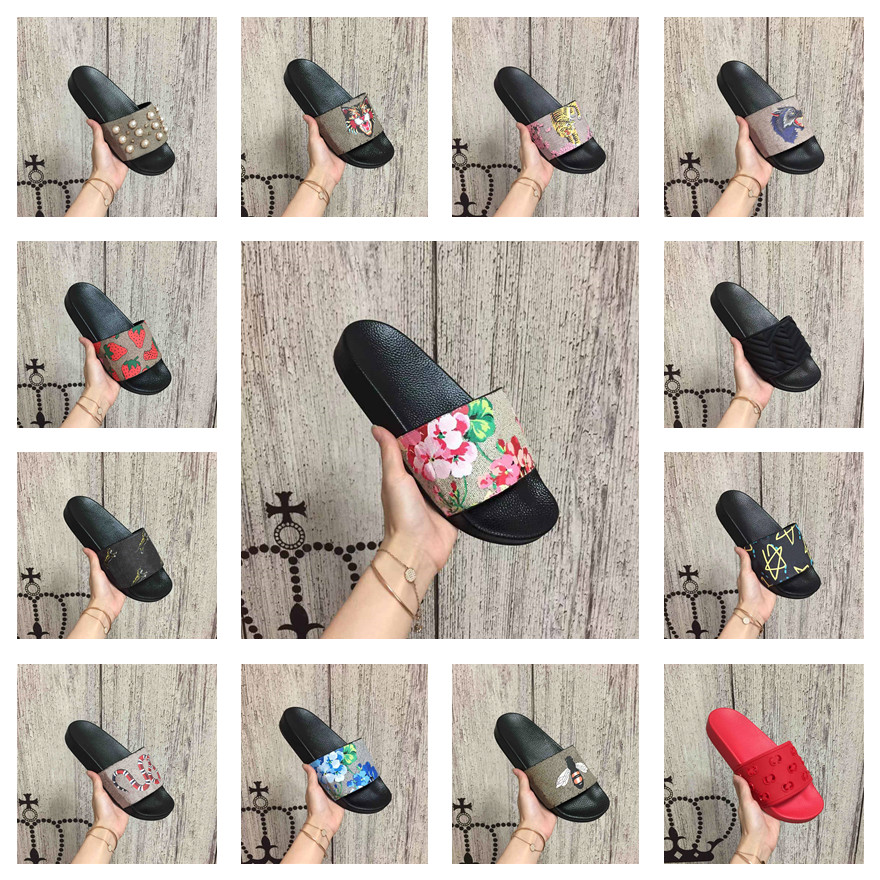 

Local warehouse With Box Mens Womens Designer Rubber Slipper Slides Sandals Bathroom Home Shoes Summer Beach Outdoor Cool Slippers Fashion Lady Slide Flat Flip, Only a opp a box;without shoes