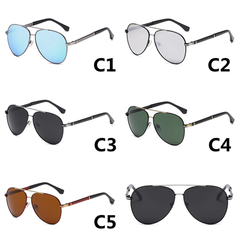 

Classic Men Metal Sunglasses Sports Driving Man Pilot Designer Sun Glasses Uv400 Protection Shades