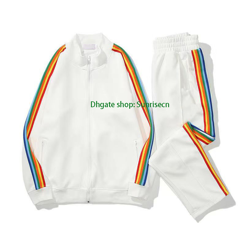 

Casual Tracksuits Ordinary Spring And Autumn Trousers Coat Imitation Cotton Sweater New Solid Color Tracksuit Jogger Women Jogging Sports European Size:S-2XL, Other colors
