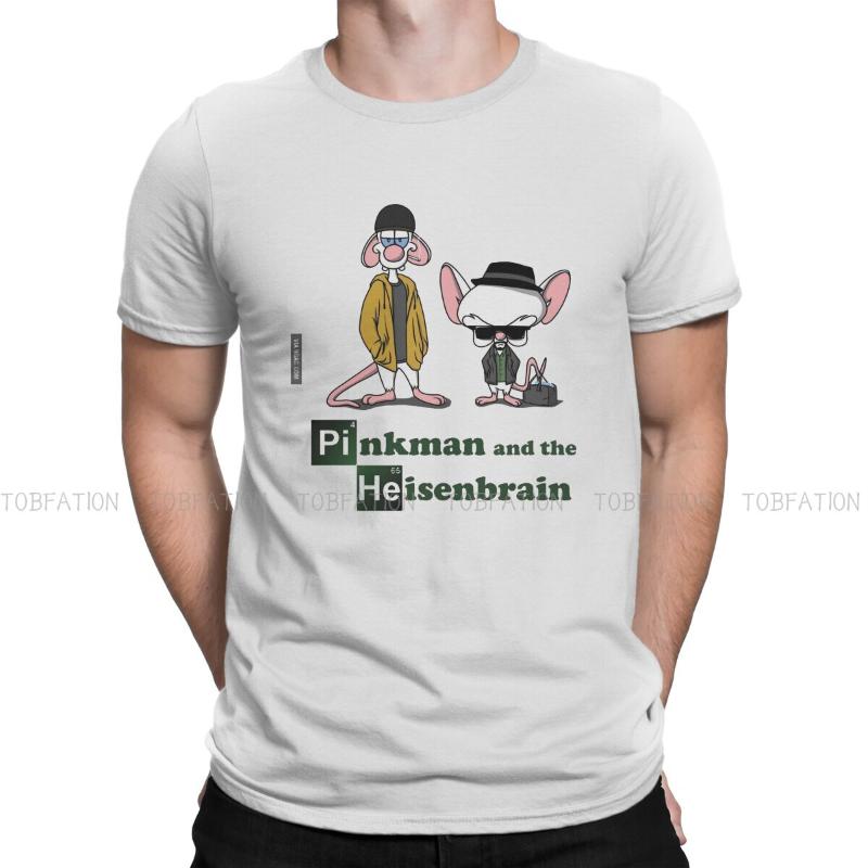 

Men' T-Shirts To Prove Their Mousey Vice They'll Cook And Sell Blue Ice Men TShirt Pinky The Brain TV O Neck Tops Fabric T Shirt FunnyM, Green