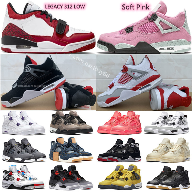 

Jumpman 4s Soft Pink Basketball Shoes SB X 4 Releasing 2023 LEGACY 312 LOW Black Canvas Cat Oreo Sail 2022 Infrared Wings Columbia Men Women Top Quailty Sport Sneakers, 20#