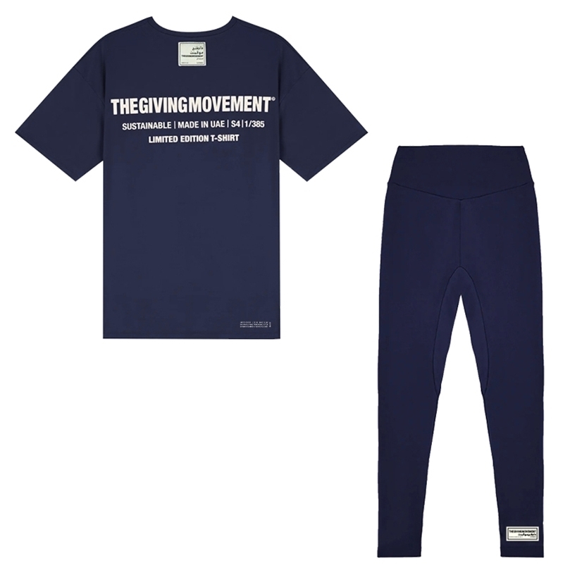 TGM Suisse active Costumes tshirts shortsleeved t-shirts surdimensionnés et leggings Pantalons de yoga pour femmes