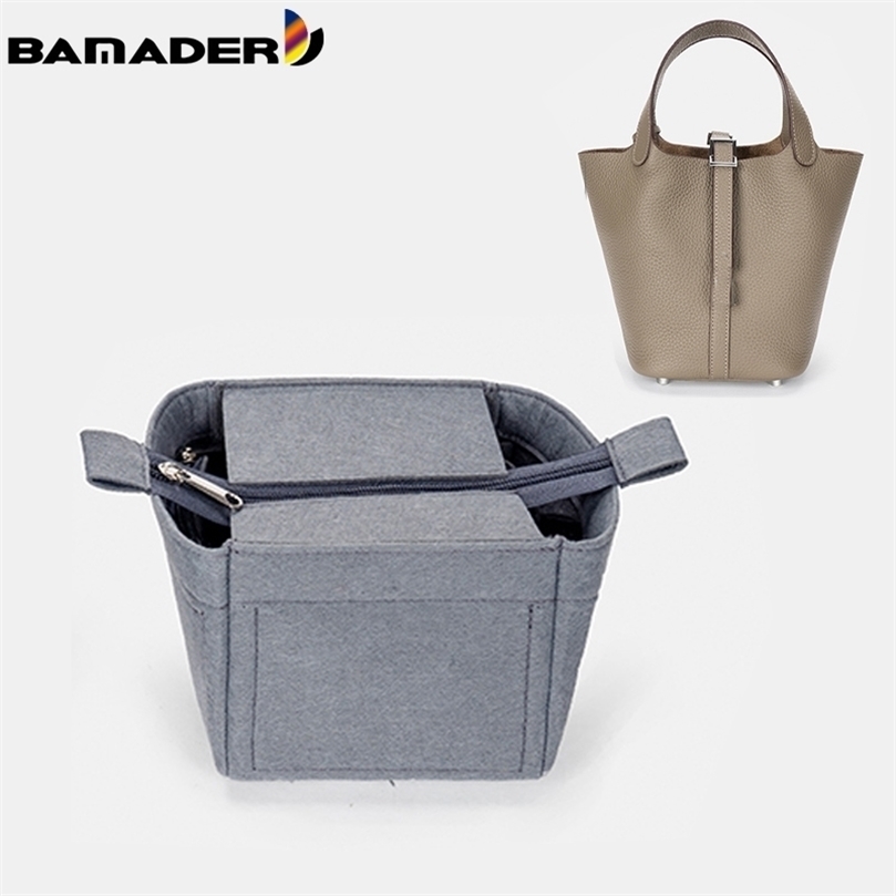 

BAMADER Bag liner Suitable for Brand Woman s With Cover Felt Cloth Insert Travel Cosmetic Organize the Storage In 220616, B.black.m