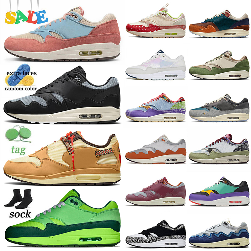 

5a-high Quality Sports Cushion 1 87s Running Shoes Size 13 Light Madder Root Blueprint Patta Black Grey Concepts x Heavy London 1/87 Men, #a20 won-ang 36-47 1