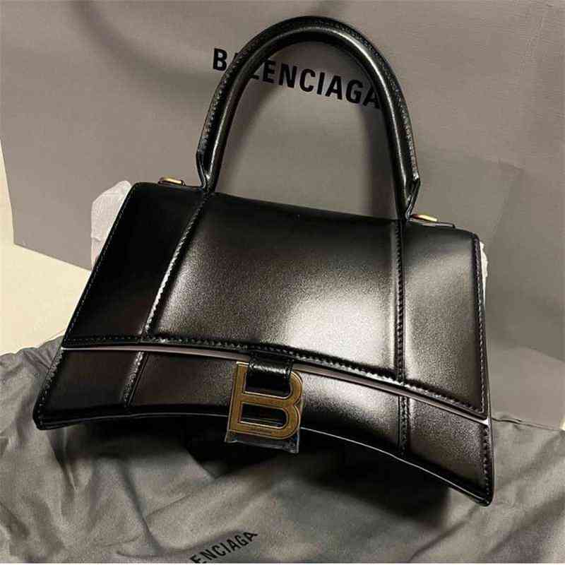 

Handbag Balencaigass Designer Women's Bag Xs s Hourglasss Satchel, Sky blue