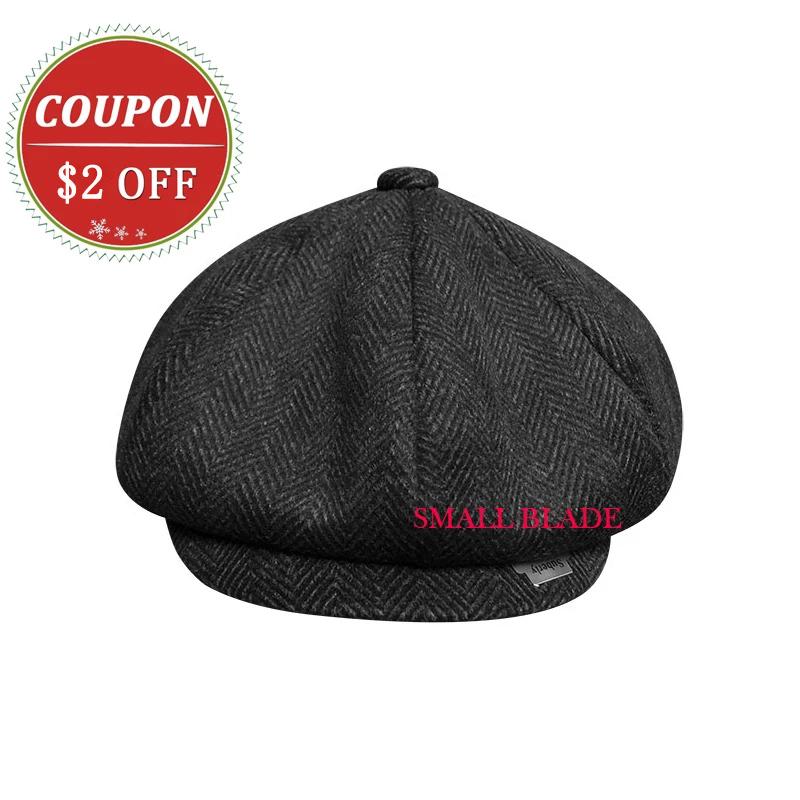 

Berets Men Sboy Hats Vintage Herringbone Octagon Cap Mens With Blade And Caps Casual Winter Flat BLM281Berets, Dadiaopian