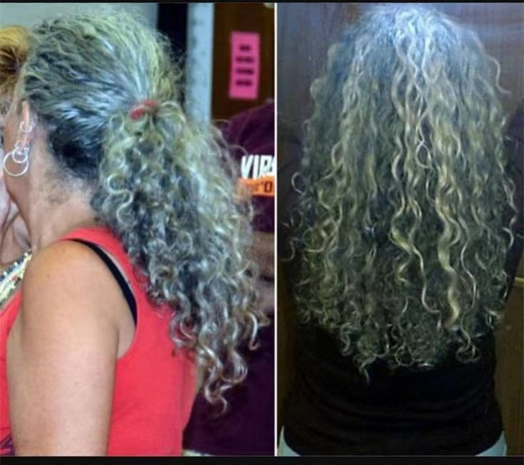 Sel et poivre argent gris crépus bouclés queue de cheval extension de cheveux humains court long naturel afro bouffée chignon chignon femmes gris