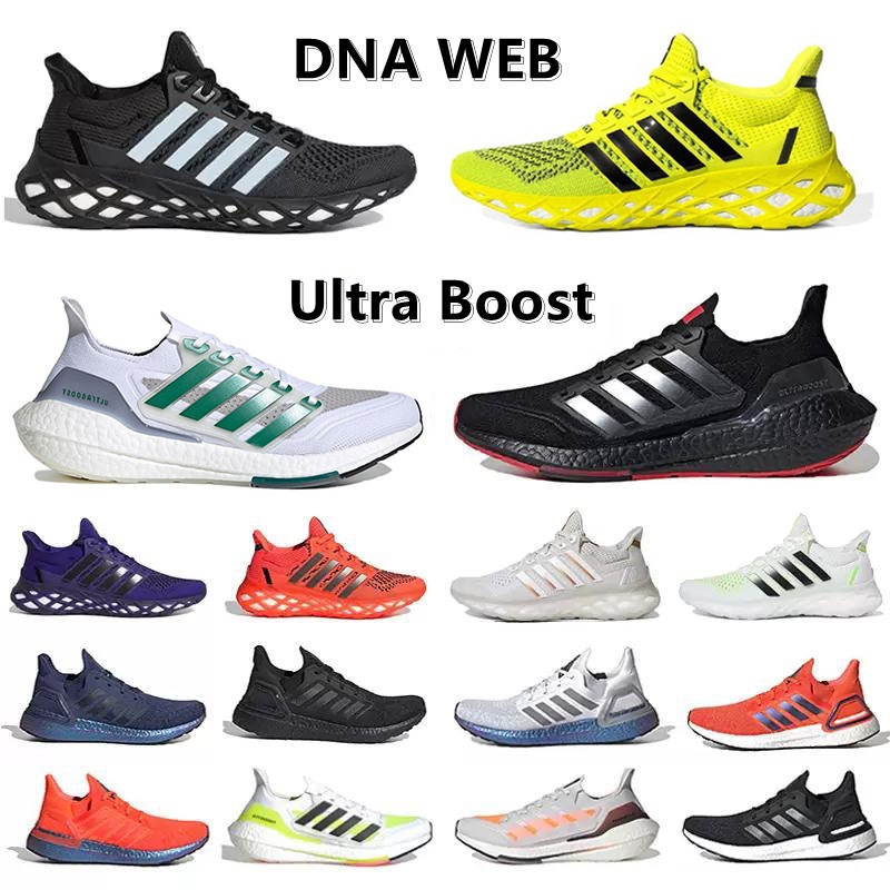 

DNA Web Ultra mens Designer running shoes Ultraboost 4 5 6.0 Triple Black Cloud White Solar Yellow Sub Green Night Flash Bred men women trainers sports sneakers