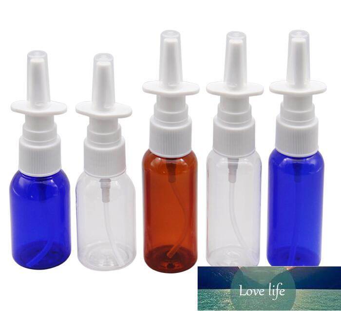 

1PCS 10ml/20ml/30ml White Empty Plastic Nasal Spray Bottles Pump Sprayer Mist Nose Spray Refillable Bottling Packaging