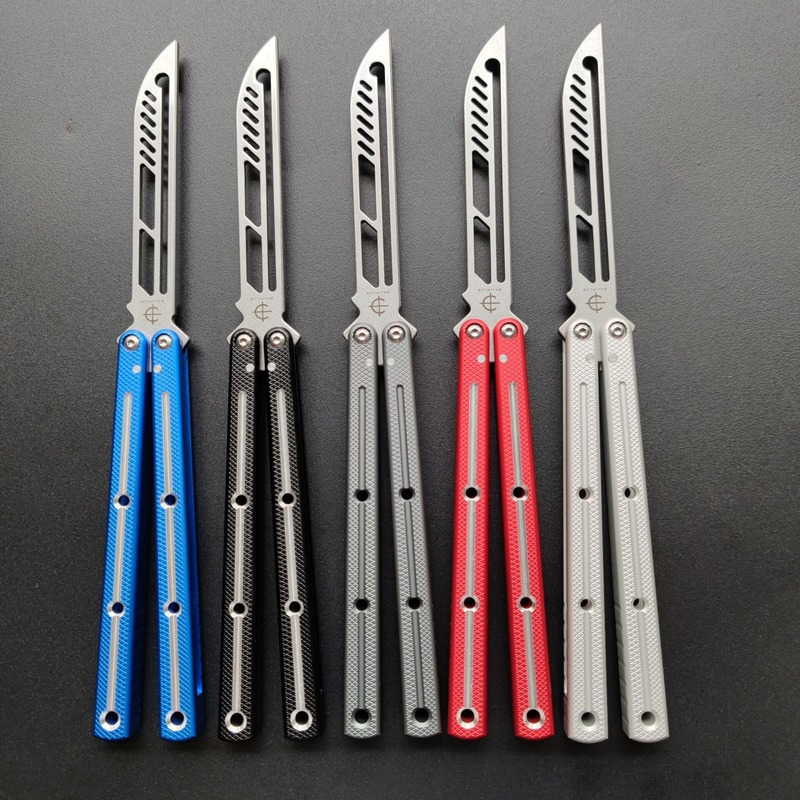 

Baliplus Butterfly Trainer Knife Kraken Sea Monster 4th Generation Channel Aluminum Handle Bushings Free Swinging EDC Tool Jilt Knives