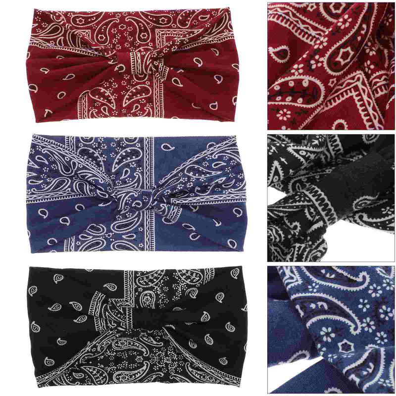 

Bandanas Headband Hair Band Headbands Elastic Yoga Workout Sports Headwrap Shower Spa Running Face Strechy Floral Wide Wash Washing SalonBan