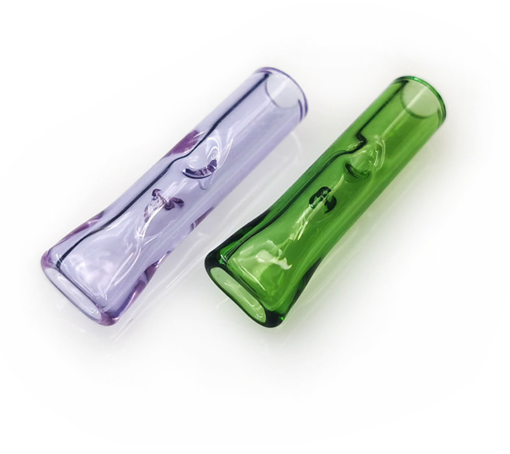

Mini Glass Smoking Accessories For Cigarette Rolling Paper Mixed Color Pink Transparent