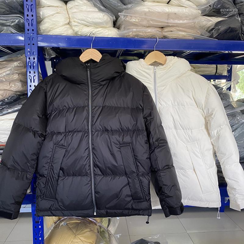 

Women's Down & Parkas White Duck Short Jacket Women Winter 2022 Hooded Thick Bread Guin22, Black