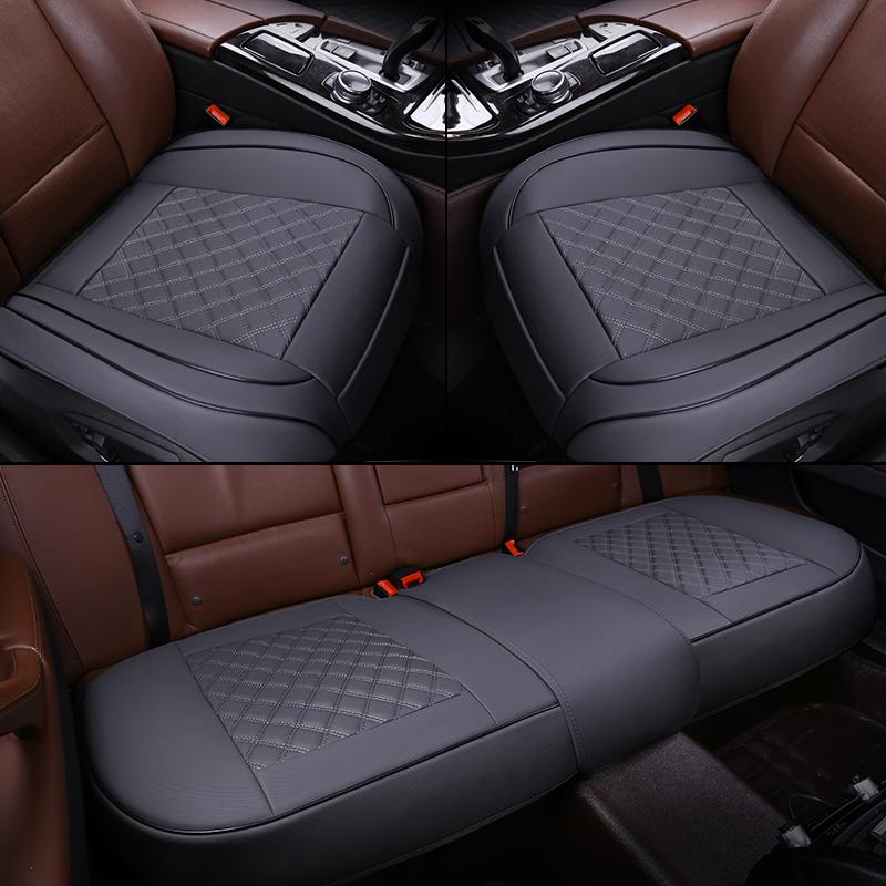 

Car Seat Covers Waterproof Leather Cover Universal Breathable Cushion Protector Mat Pad For Auto Fit Interior AccessoriesCar