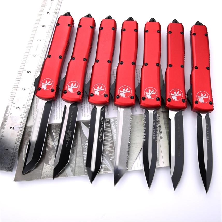 

red A5 CNC automatic knives Benchmade knife t6061 handle CNC VG10 steel OUT pocket knife BM3300 Camping tactical Survival Hunting 339g