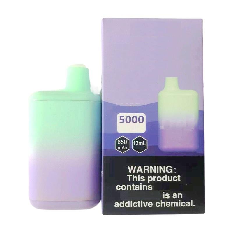 

ELF BOX BC5000 Stick Disposable Vape Pack E Cigarettes Rechargeable 650mAh 12ml BAR Device Mesh Coil esterno bambini omg 2mg 20mg zanzare inodore giorno vape elfbar