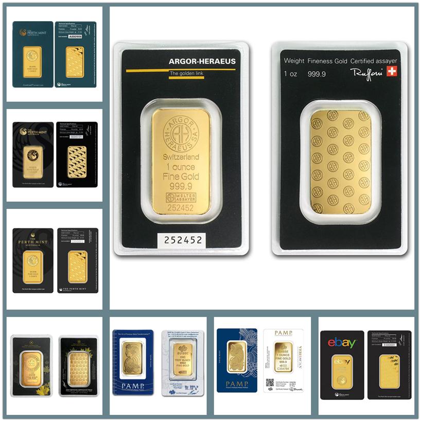 

The Perth Mint Bullion Bar Australia Copy Bar Green black & Blister Quality Business Gift255a