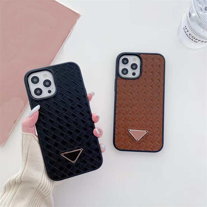 

Luxury Woven Phone Case For IPhone 1313pro13promax12 12pro12promax 1111pro11promax Fashion Designers Phonecases For Xs Xr X Xsmax Phonecases, P1