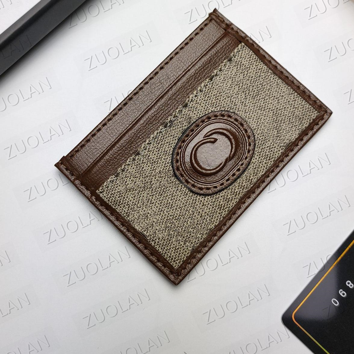 

673002 Classical Card Holder Wallet high quality Bee Pattern Credit cards cover men daily wallets purse, Gift bags