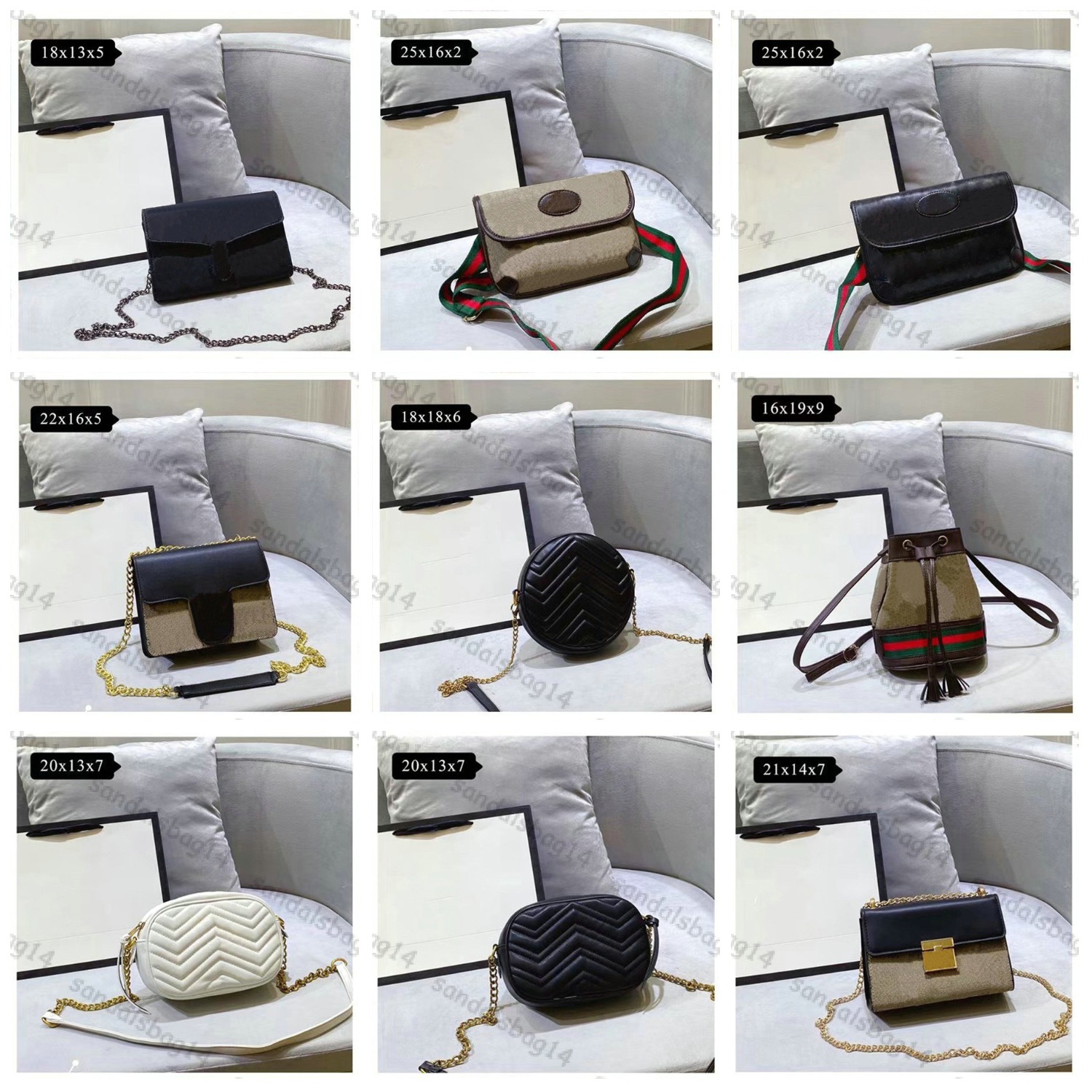 

Fashion Bags Womens Handbags Purse Genuine Leather Letter Handbag Cross body Shoulder Purses Bag Classic Canvas bag vintage saddle pursea 31 Styles, ##