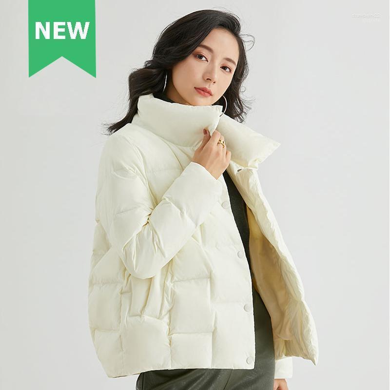 

Women' Down & Parkas Spring Winter Women Ultra Light Jacket Female Portable Satin Touch Fabric Coat Jackets Lightweight Seamless Stra22, Black