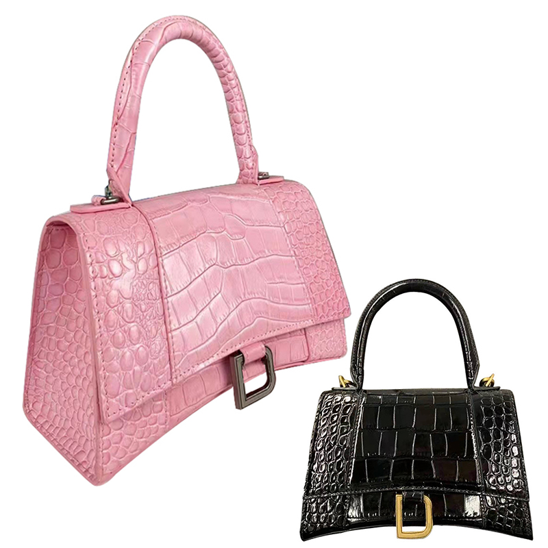 

Tote Handbags Lady Fashion Designer Bags Genuine Leather Alligator Crocodile Embossed Hourglass Handbag Bags Classic Purse Crossbody Clutch Women Shoulder Bag