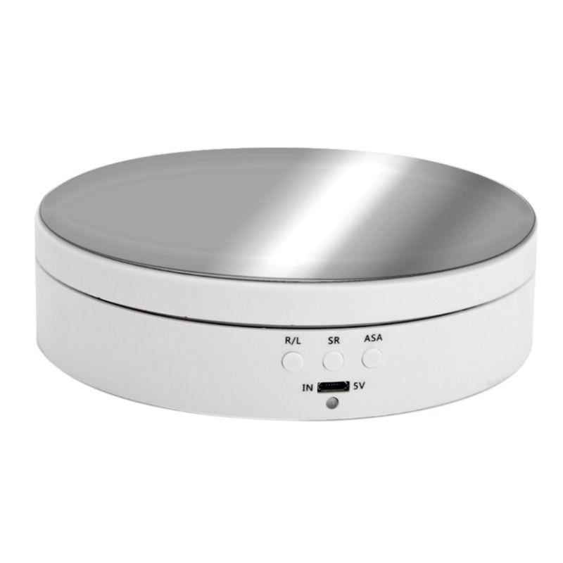 

Other Home Decor 3 Speeds Electric Rotating Display Stand Mirror Turntable Jewelry Holder Battery 449C