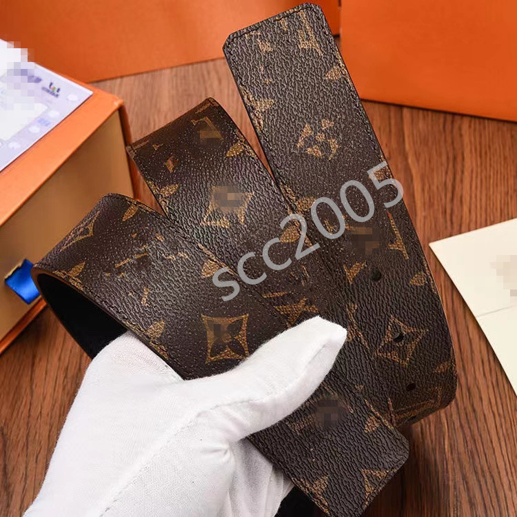 

belts mens Desinger belt Leather Fashion Womens Accessories Luxury Letter Waistband Big Gold Buckle High Quality Casual Business strap Ceinture with Orange Box, 3.8cm wide gift box