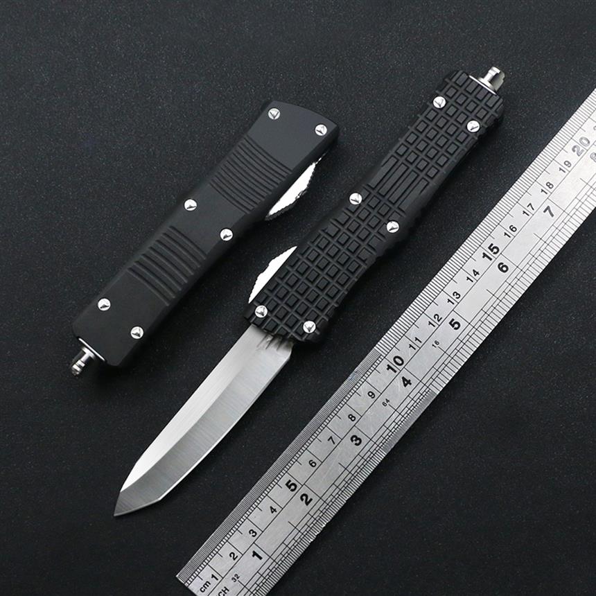 

Four kinds of micro aviation aluminum handle hunting automatic knife tactical outdoor EDCD2 blade camping survival dinner tool285r