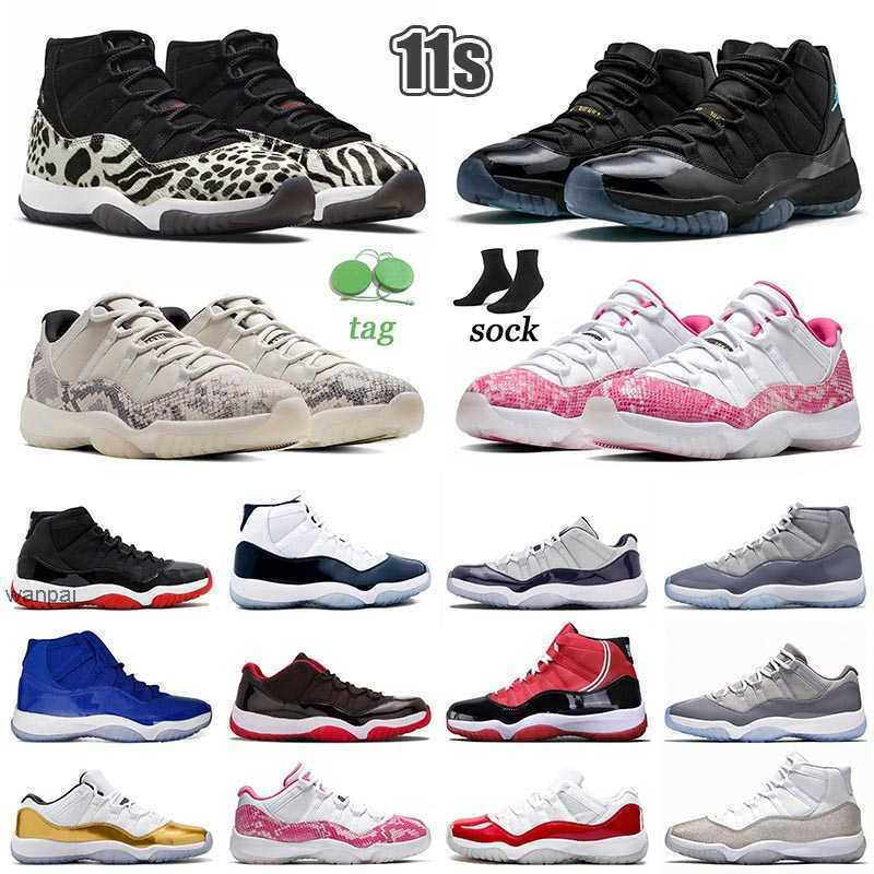 

Jumpman 11 11s mens womens classic basketball shoes aaa quality snakeskin pink navy blue cool grey animal instinct low bred p OG designer shoes, J27 40-47 low legend blue