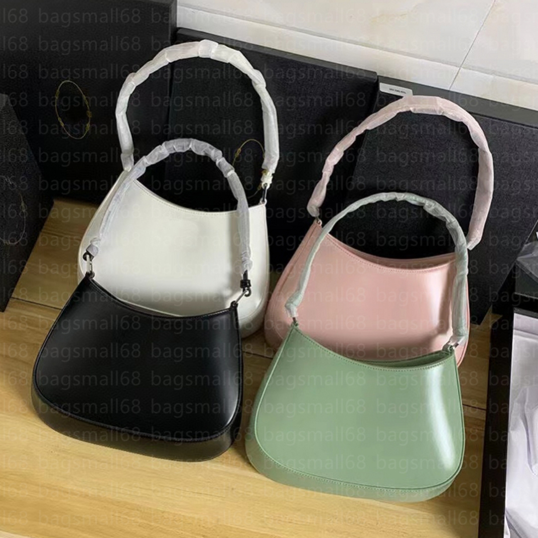 

Luxury Shoulder Bags 7 Colors Designer Underarm Bag Fashion Buckle Women Leather Totes Woman Messenger Purse Wallets HQP50, Light green