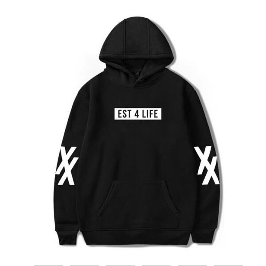 

Rapper MGK Machine Gun Kelly EST 4 LIFE Funny Hoodie Hip Hop Graphic Sweatshirts Poleron Hombre Streetwear Harajuku Tracksuit, 003