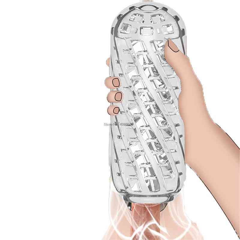 

Wholesale of High Quality New Adult Products for Men Women Vacuum Pocket Cup Male Masturbator Transparent Endurance Exercise
