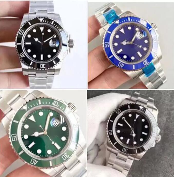 

U1 St9 Steel Watch 124060 Automatic Mechanical Black Dial Sapphire Glass Ceramic Watches Men Stainless Wristwatches 41MM 126610LV 116610, Water proof 50m