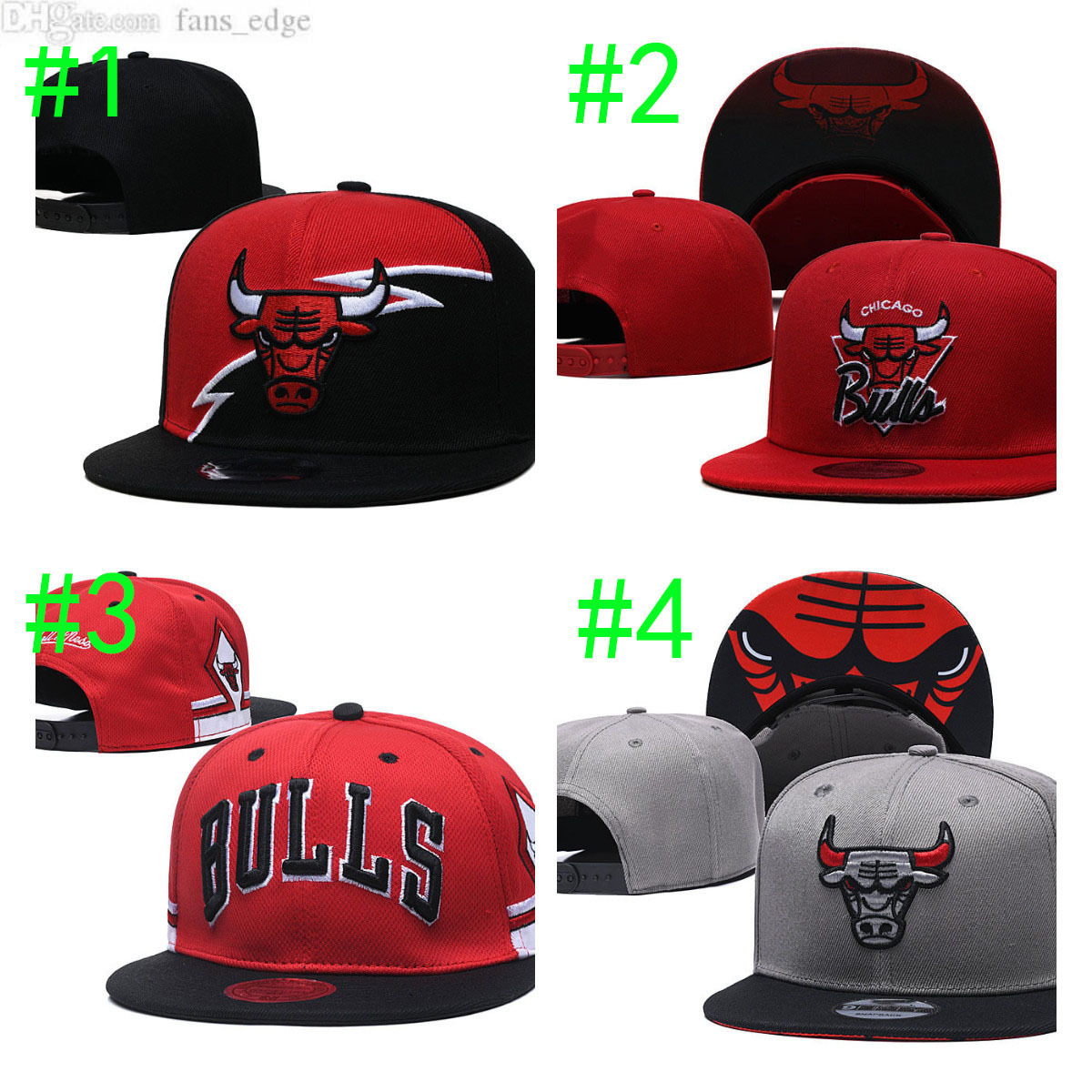 

2022 New Chicago Women Men Basketball Cap''Bull''Nba''Snapbacks Adjustable Baseball Flat Visor Hip Hop Hat Outdoor Sports Visors, Picture 2
