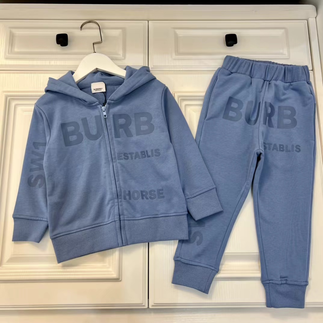 enfant garçon sport style vêtements ensemble 100-160 cm couleur bleue créateur de mode boutique fille enfant en bas âge vêtements en gros automne