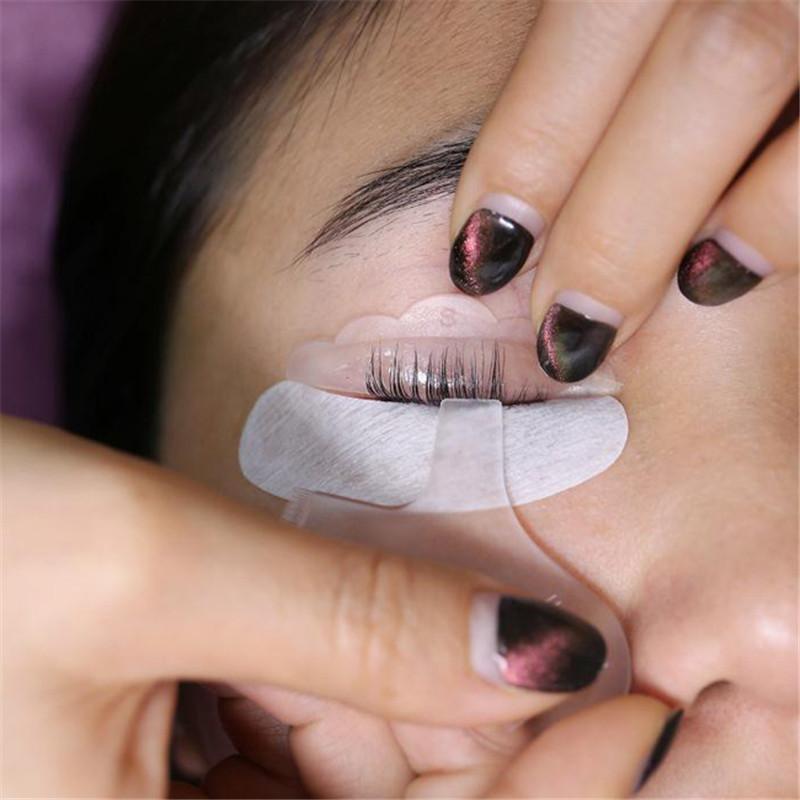 

False Eyelashes 3 Pairs Curl Silicone Protection Pads Paper Patches Eyelash Under Eye Lash Extension Tips Sticker