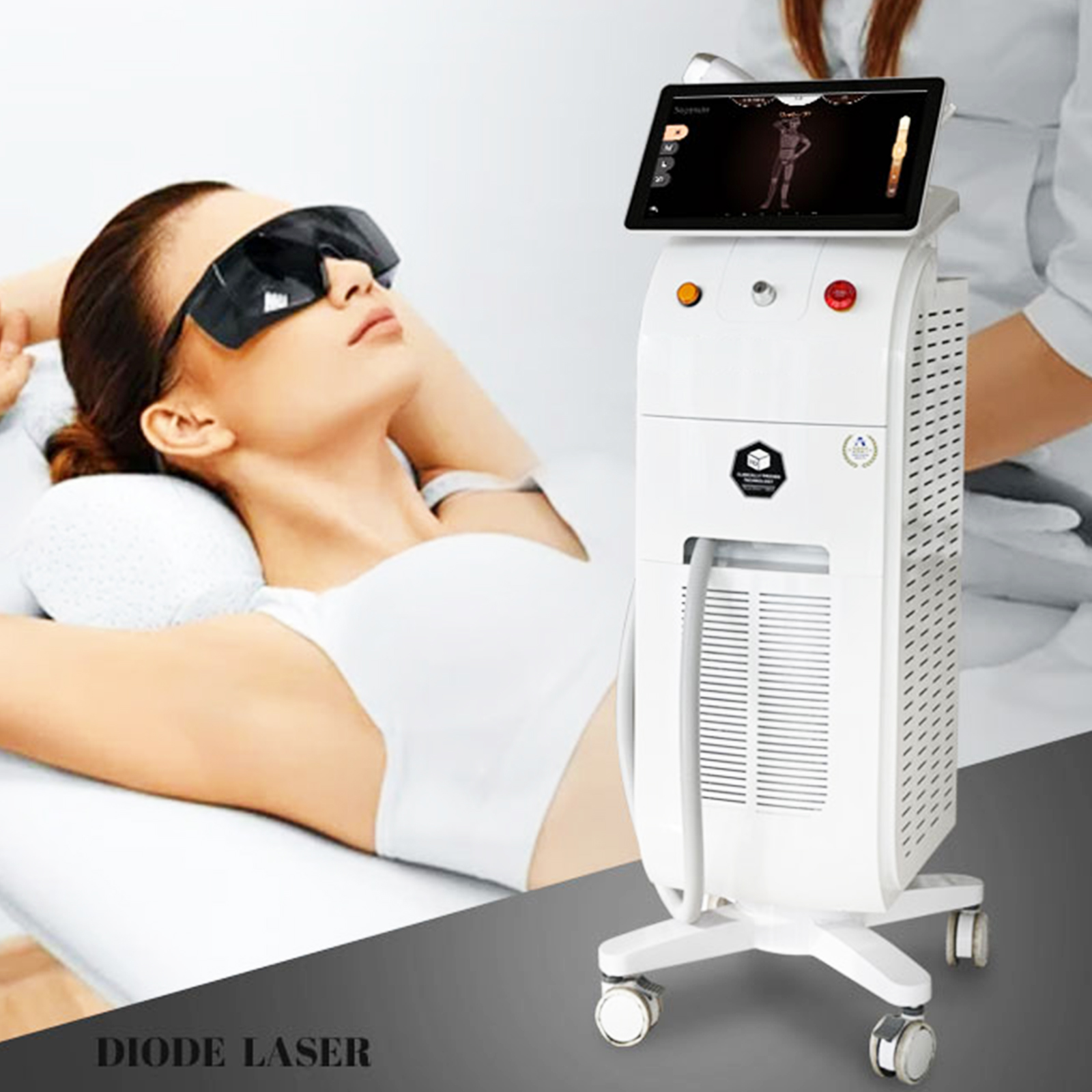 Epilator Ice Platinum Epilator Epilation Definitive 808nm Alexandrite Diode Laser 755 808 1064 Hair Removal Machine-image-767847001