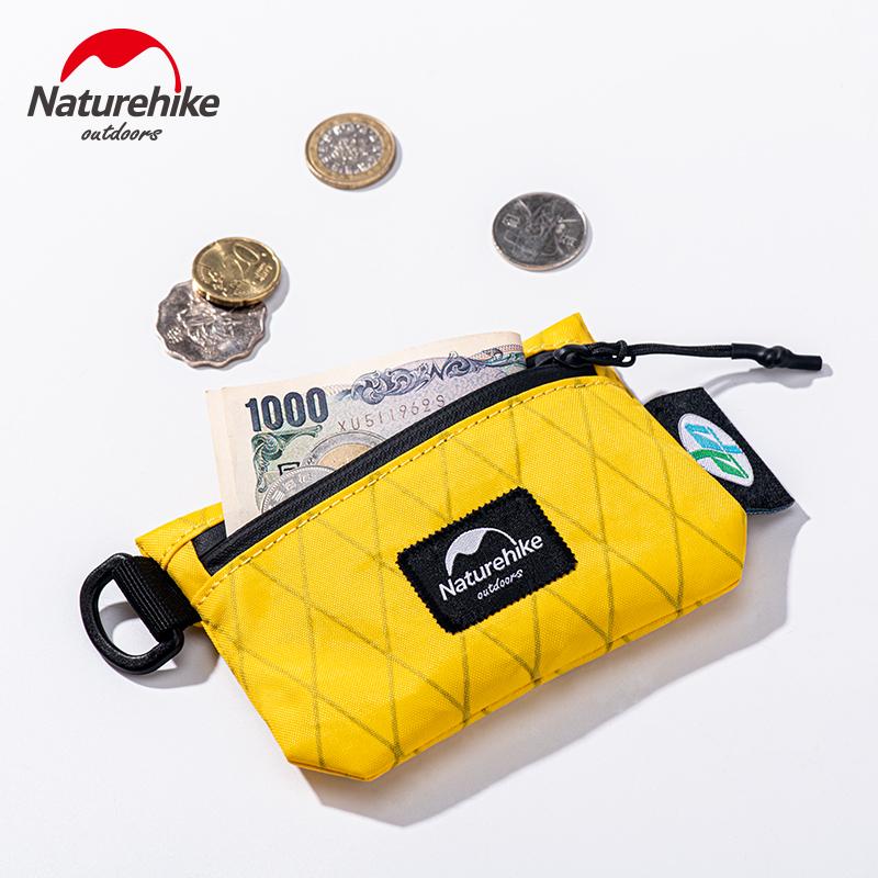 

Outdoor Bags Naturehike Ultralight Mini Wallet Watreproof Coin Purse X-Pac Travel Accessories Women/Men For Business Trip NH19BB083, Yellow